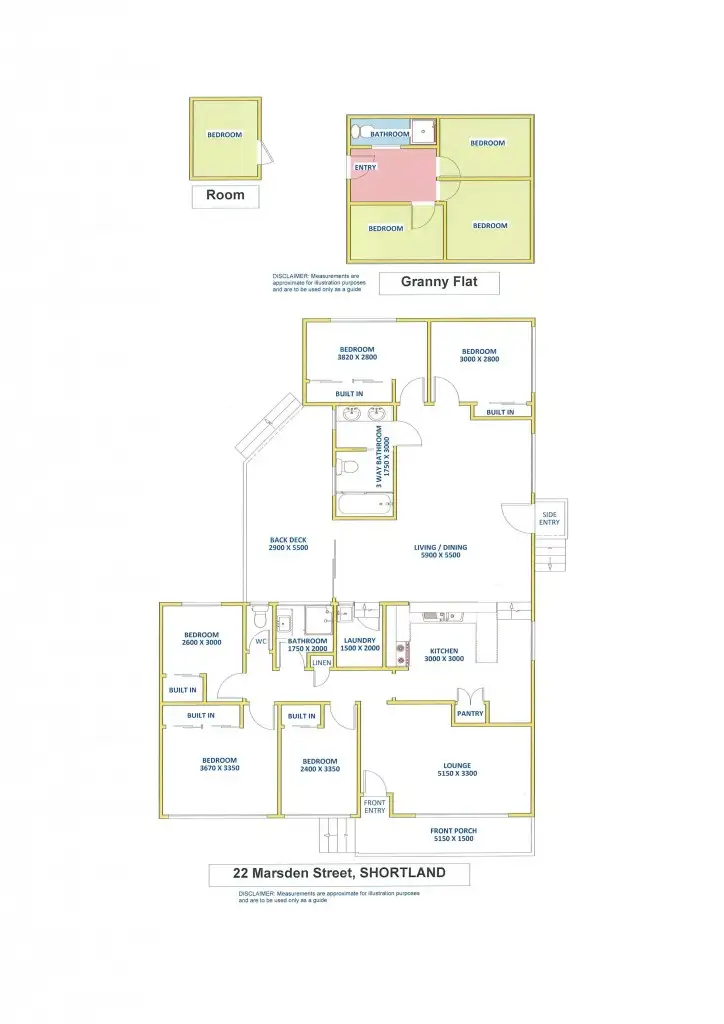 Floorplan of Homely house listing, 22 Marsden Street, Shortland NSW 2307
