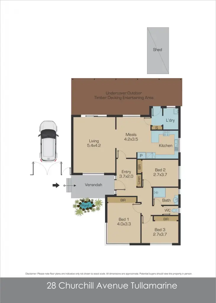 Floorplan of Homely house listing, 28 Churchill Avenue, Tullamarine VIC 3043