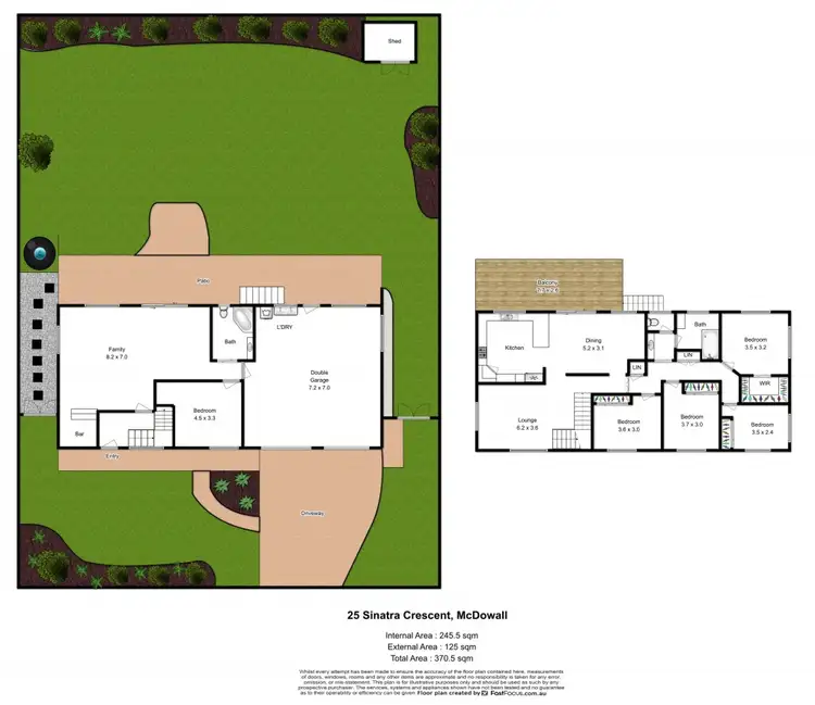 Floorplan of Homely house listing, 25 Sinatra Crescent, Mcdowall QLD 4053
