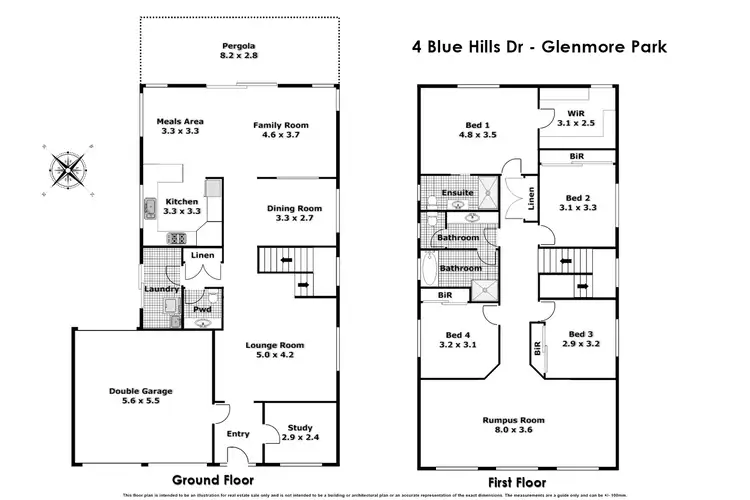 Floorplan of Homely house listing, 4 Blue Hills Drive, Glenmore Park NSW 2745