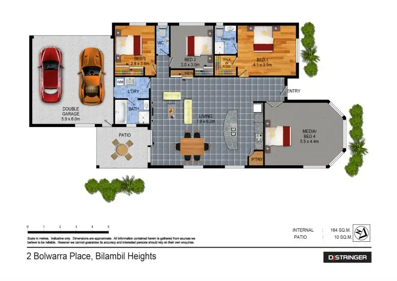 Floorplan of Homely house listing, 2 Bolwarra Place, Bilambil Heights NSW 2486