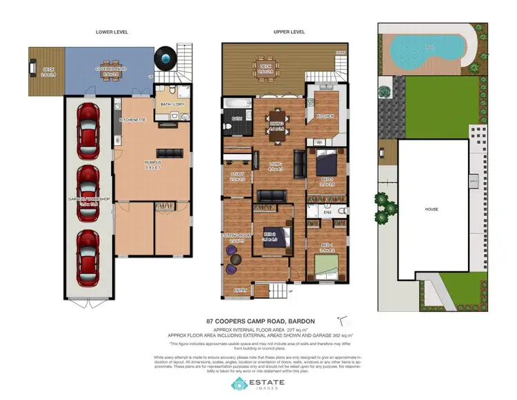 Floorplan of Homely house listing, 87 Coopers Camp Road, Bardon QLD 4065