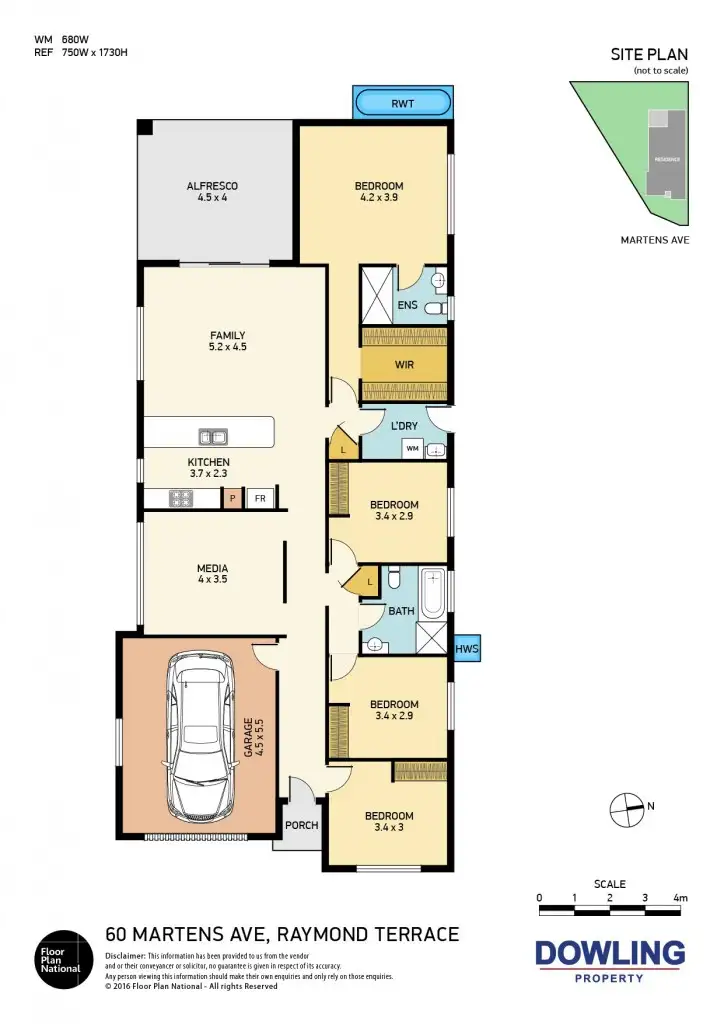 Floorplan of Homely house listing, 60 Martens Avenue, Raymond Terrace NSW 2324
