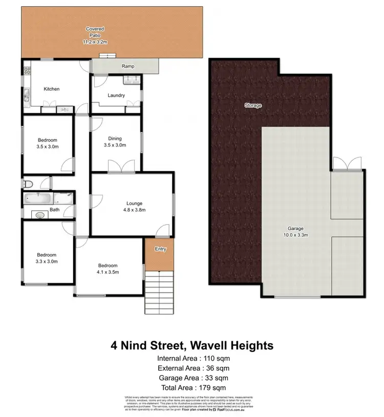 Floorplan of Homely house listing, 4 Nind Street, Wavell Heights QLD 4012