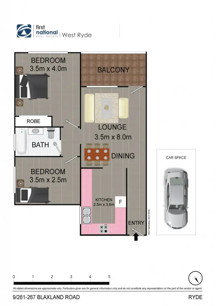 Floorplan of Homely unit listing, 9/261-267 Blaxland Road, Ryde NSW 2112