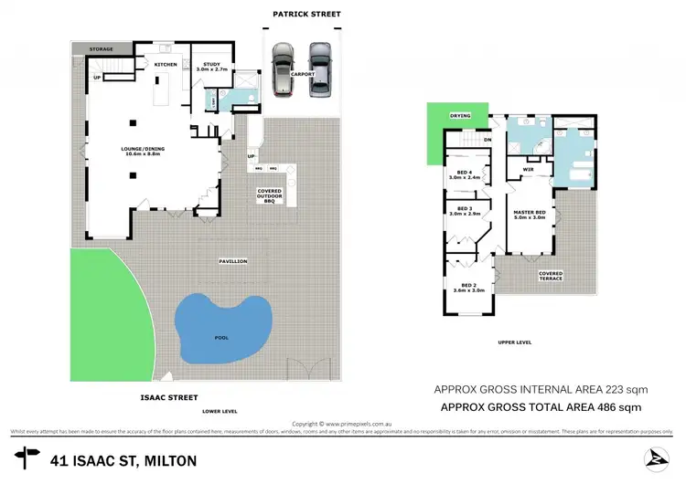 Floorplan of Homely house listing, 41 Isaac Street, Milton QLD 4064