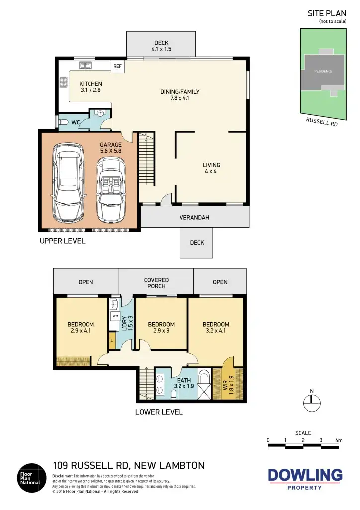 Floorplan of Homely house listing, 109 Russell Road, New Lambton NSW 2305