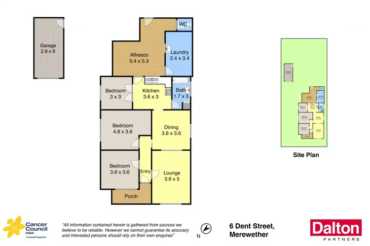 Floorplan of Homely house listing, 6 Dent Street, Merewether NSW 2291