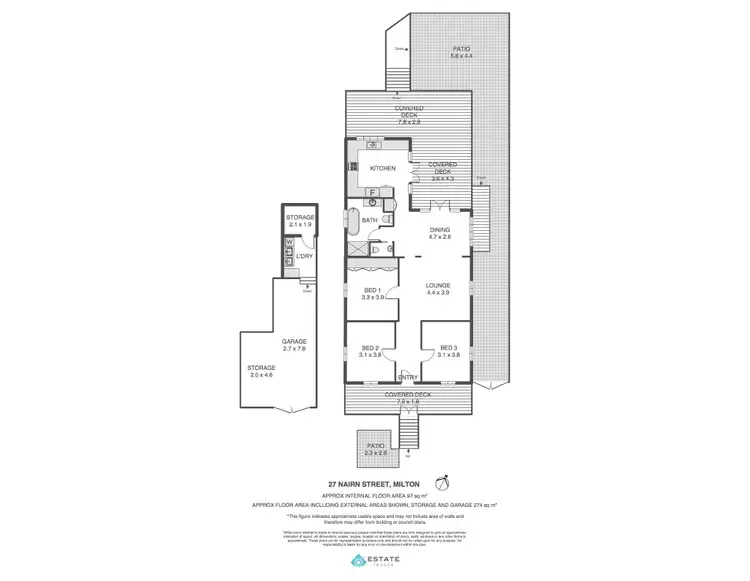 Floorplan of Homely house listing, 27 Nairn St, Milton QLD 4064