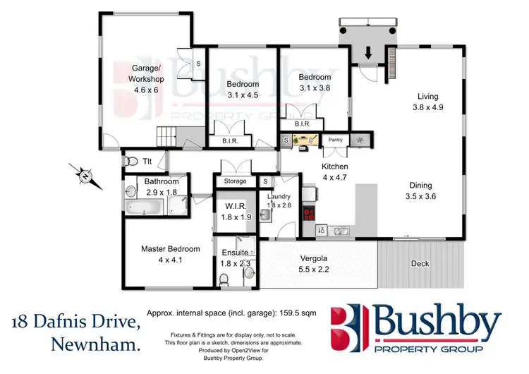 Floorplan of Homely house listing, 18 Dafnis Drive, Newnham TAS 7248