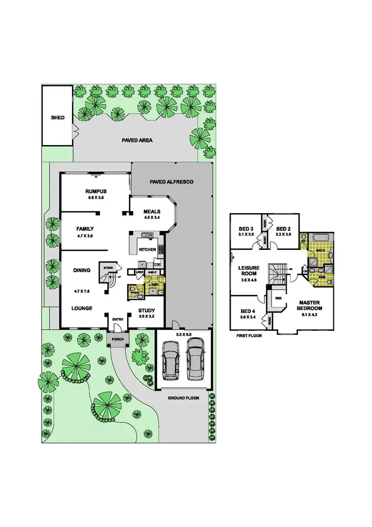 Floorplan of Homely house listing, 12 Chandos Place, Attwood VIC 3049