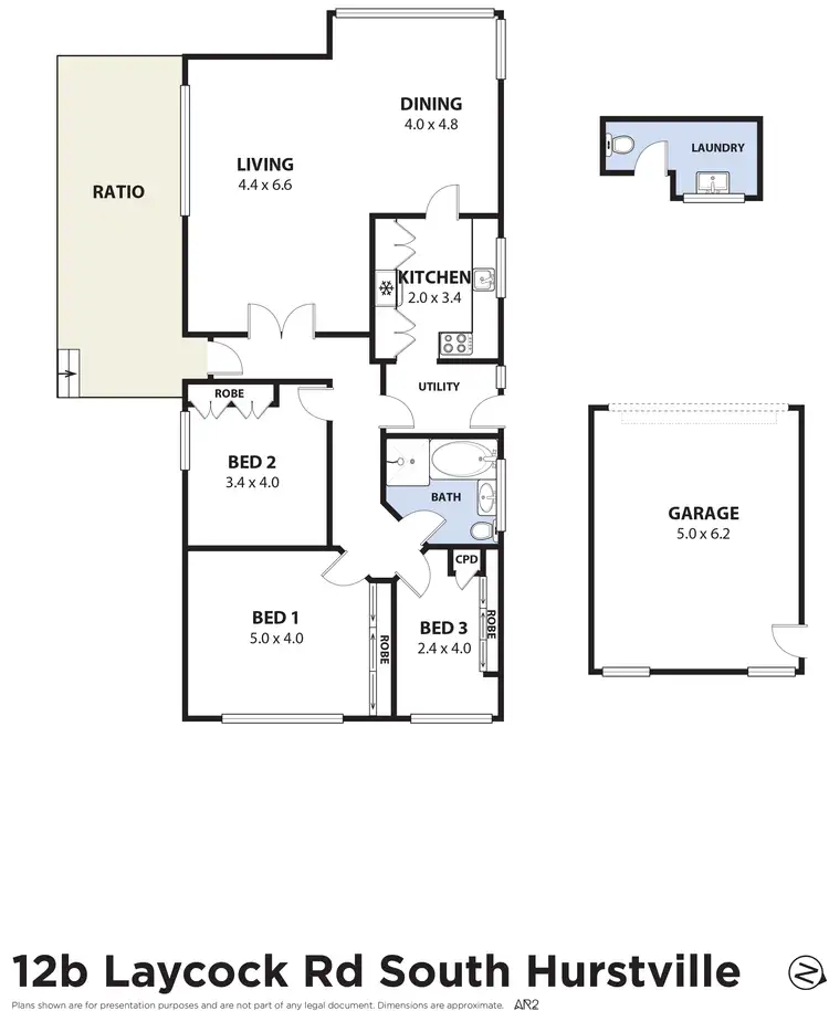 Floorplan of Homely house listing, 12B Laycock Road, Penshurst NSW 2222
