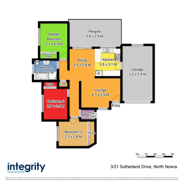 Floorplan of Homely villa listing, 3/21 Sutherland Drive, North Nowra NSW 2541