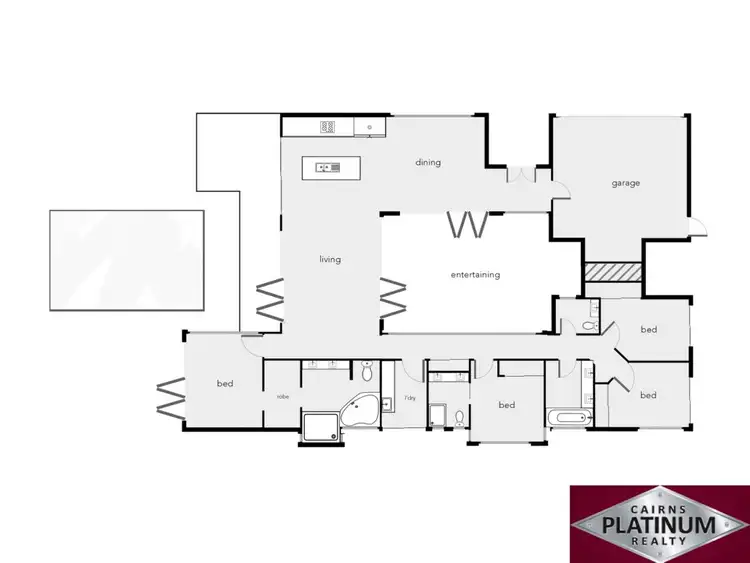 Floorplan of Homely house listing, 53 Cascade Boulevard, Palm Cove QLD 4879