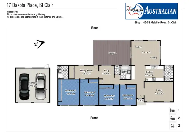 Floorplan of Homely house listing, 17 Dakota Place, St Clair NSW 2759
