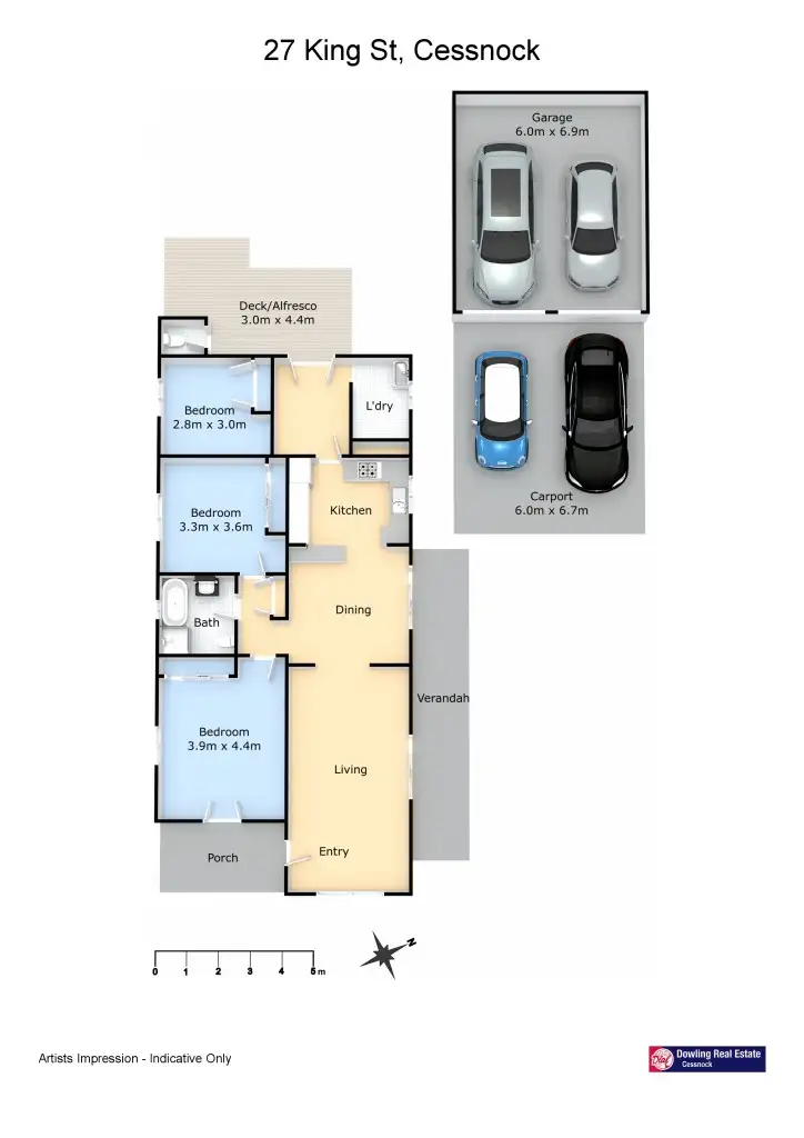 Floorplan of Homely house listing, 27 King St, Cessnock NSW 2325