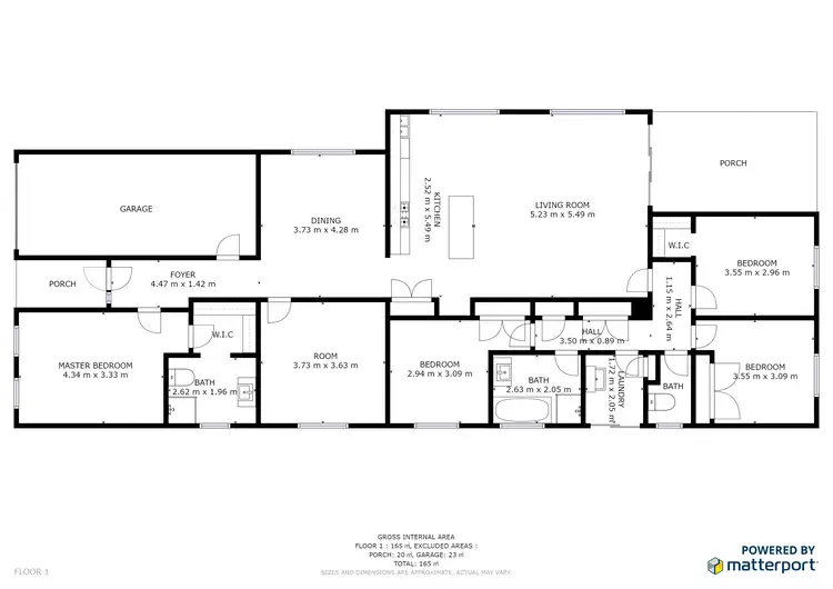 Floorplan of Homely house listing, 11 Wooloona Court, Wangaratta VIC 3677