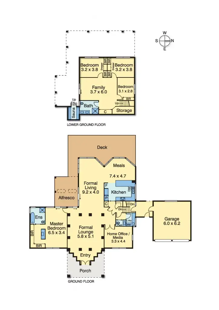 Floorplan of Homely house listing, 14 Brulu Close, Mount Eliza VIC 3930