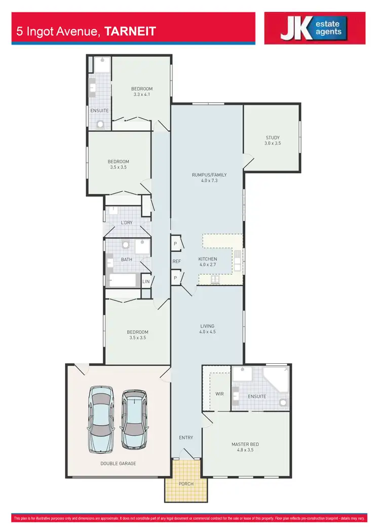 Floorplan of Homely house listing, 5 Ingot Avenue, Tarneit VIC 3029