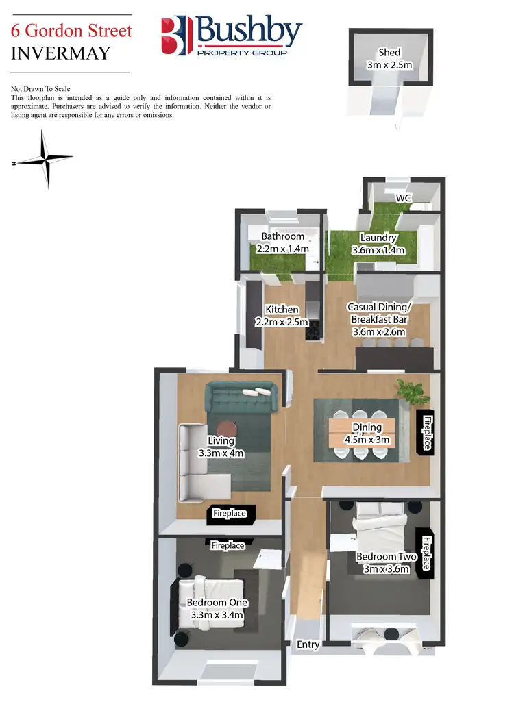 Floorplan of Homely house listing, 6 Gordon Street, Invermay TAS 7248