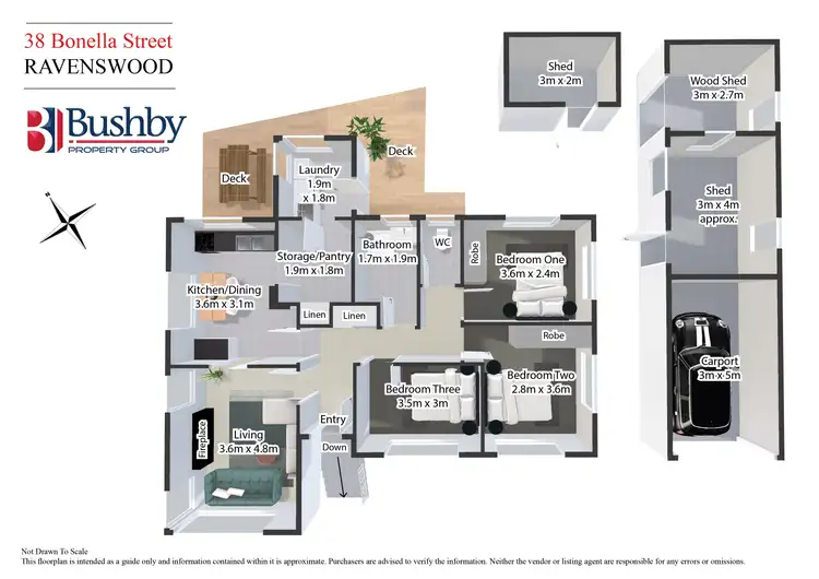 Floorplan of Homely house listing, 38 Bonella Street, Ravenswood TAS 7250