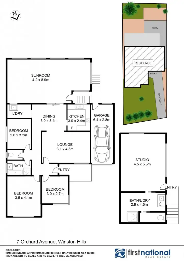 Floorplan of Homely house listing, 7 Orchard Ave, Winston Hills NSW 2153