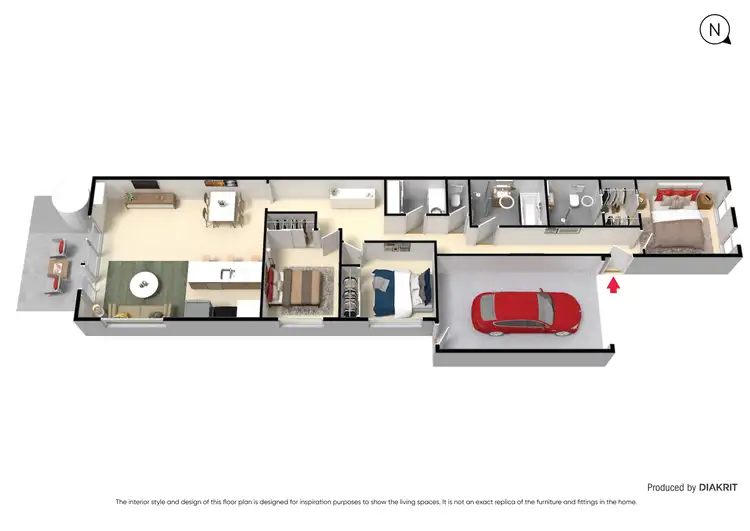 Floorplan of Homely unit listing, 116B Wootten Road, Tarneit VIC 3029