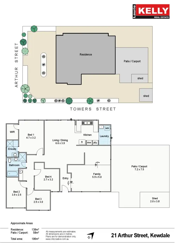 Floorplan of Homely house listing, 21 Arthur Street, Kewdale WA 6105