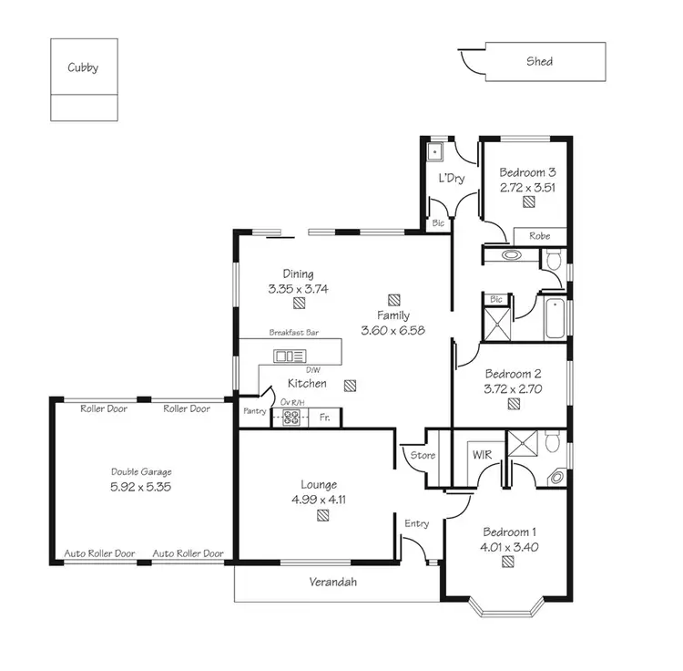Floorplan of Homely house listing, 5 Derwent Avenue, Rostrevor SA 5073