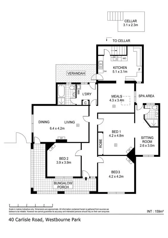 Floorplan of Homely house listing, 40 Carlisle Road, Westbourne Park SA 5041