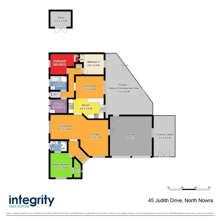Floorplan of Homely house listing, 45 Judith Drive, North Nowra NSW 2541