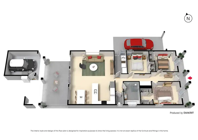 Floorplan of Homely house listing, 64 Grampians Way, Caroline Springs VIC 3023