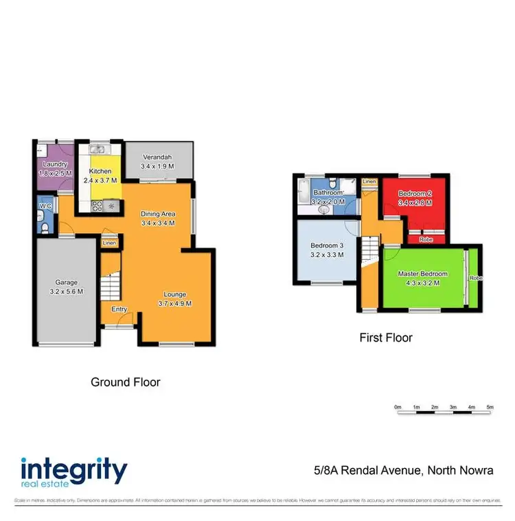 Floorplan of Homely townhouse listing, 5/8a Rendal Avenue, North Nowra NSW 2541