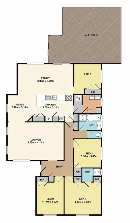 Floorplan of Homely house listing, 47 Fir Street, Whittlesea VIC 3757