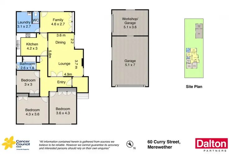 Floorplan of Homely house listing, 60 Curry Street, Merewether NSW 2291