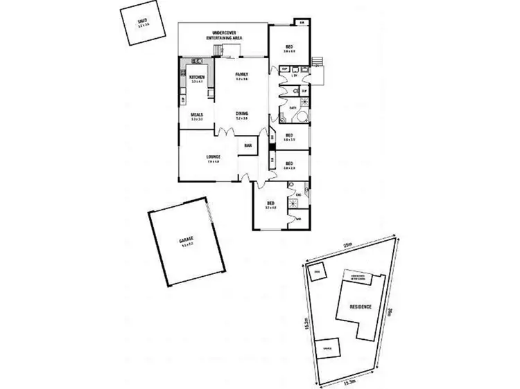 Floorplan of Homely house listing, 48 Glencairn Drive, Greenvale VIC 3059
