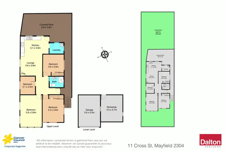 Floorplan of Homely house listing, 11 Cross Street, Mayfield NSW 2304