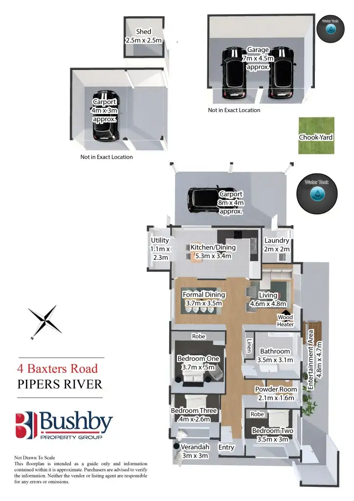 Floorplan of Homely house listing, 4 Baxters Road, Pipers River TAS 7252