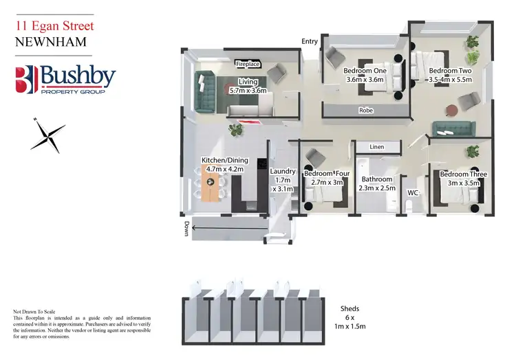 Floorplan of Homely house listing, 11 Egan Street, Newnham TAS 7248