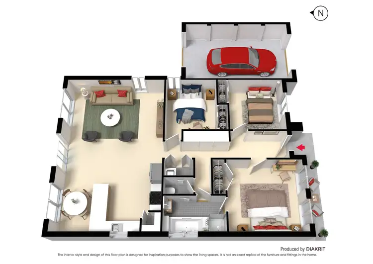 Floorplan of Homely house listing, 25 Mundi Crescent, Manor Lakes VIC 3024