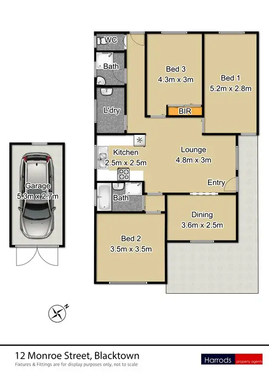 Floorplan of Homely house listing, 12 Monroe Street, Blacktown NSW 2148