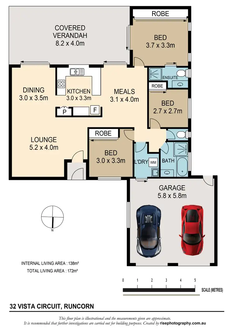 Floorplan of Homely house listing, 32 Vista Circuit, Runcorn QLD 4113