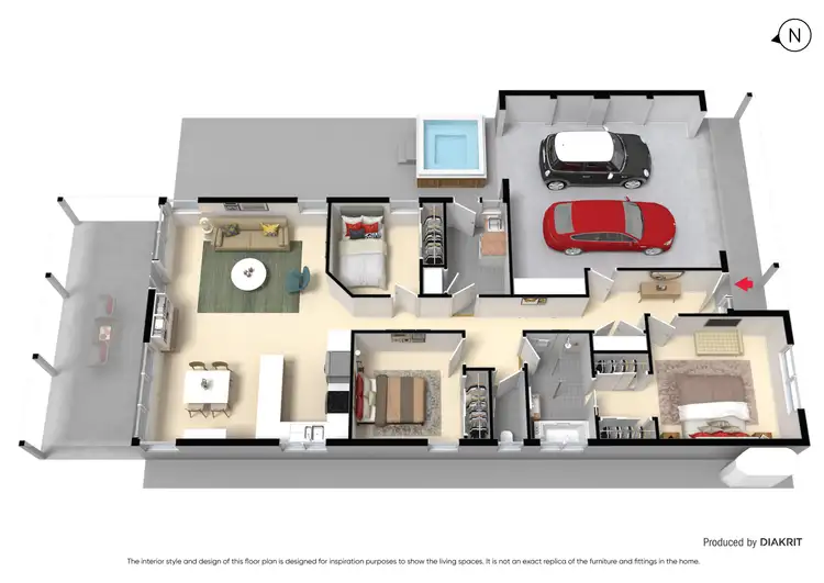 Floorplan of Homely house listing, 16 Cleland Way, Caroline Springs VIC 3023