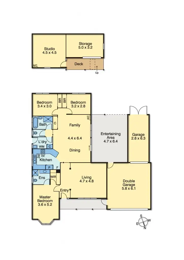 Floorplan of Homely house listing, 5 Jenner Close, Mornington VIC 3931