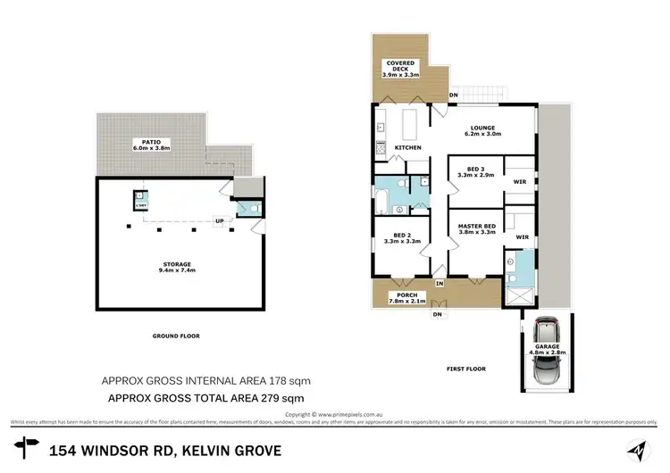 Floorplan of Homely house listing, 154 Windsor Road, Kelvin Grove QLD 4059