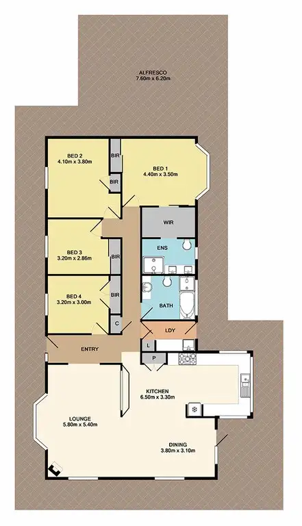 Floorplan of Homely house listing, 29 Glenburnie Avenue, Heathcote Junction VIC 3758