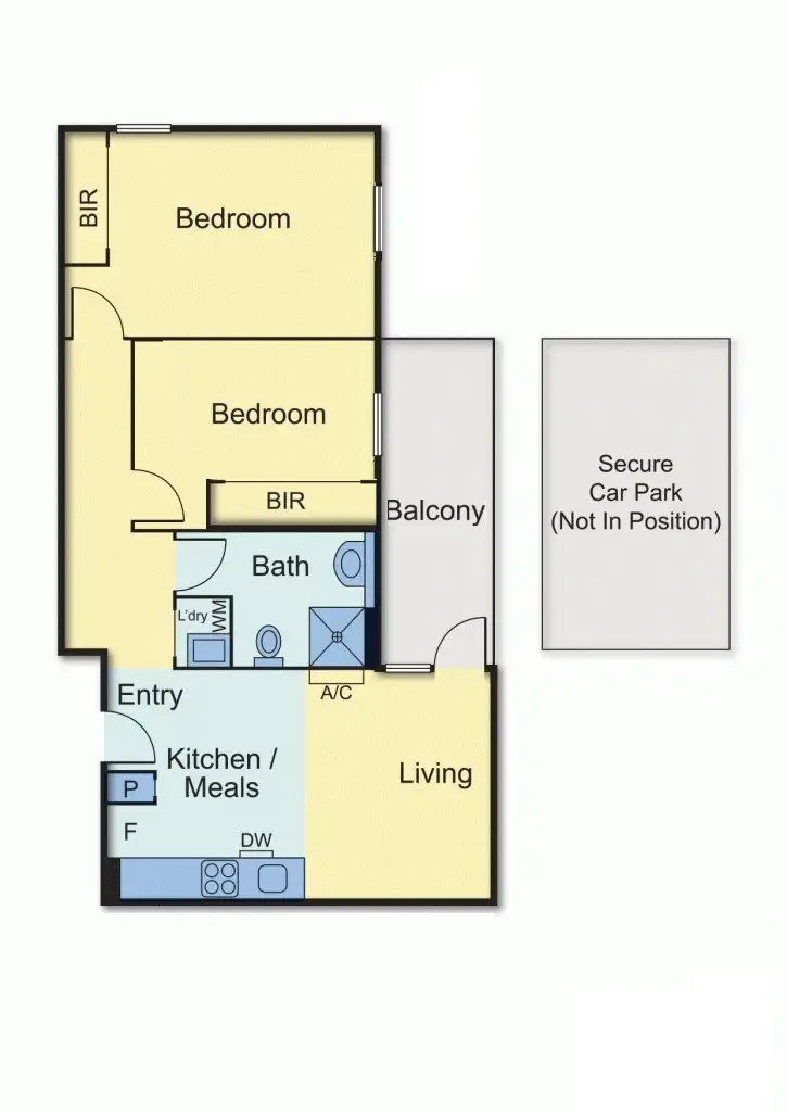 Floorplan of Homely apartment listing, 109/233 Dandenong Road, Windsor VIC 3181