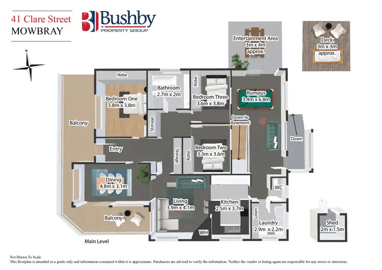 Floorplan of Homely house listing, 41 Clare Street, Mowbray TAS 7248