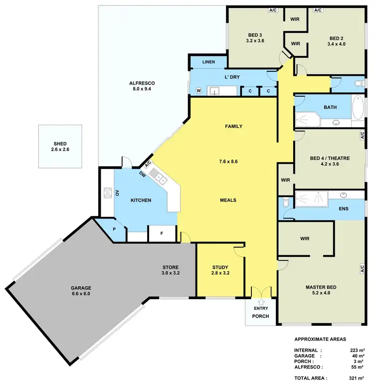 Floorplan of Homely house listing, 3 Jules Court, Willagee WA 6156