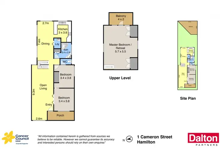 Floorplan of Homely house listing, 1 Cameron Street, Hamilton NSW 2303